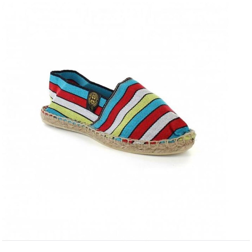Biarritz blue espadrilles flats